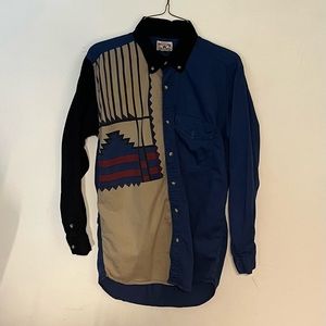 WESTERN * FRONTIER size small. Black, navy, tan, and red.  1 breast pock…